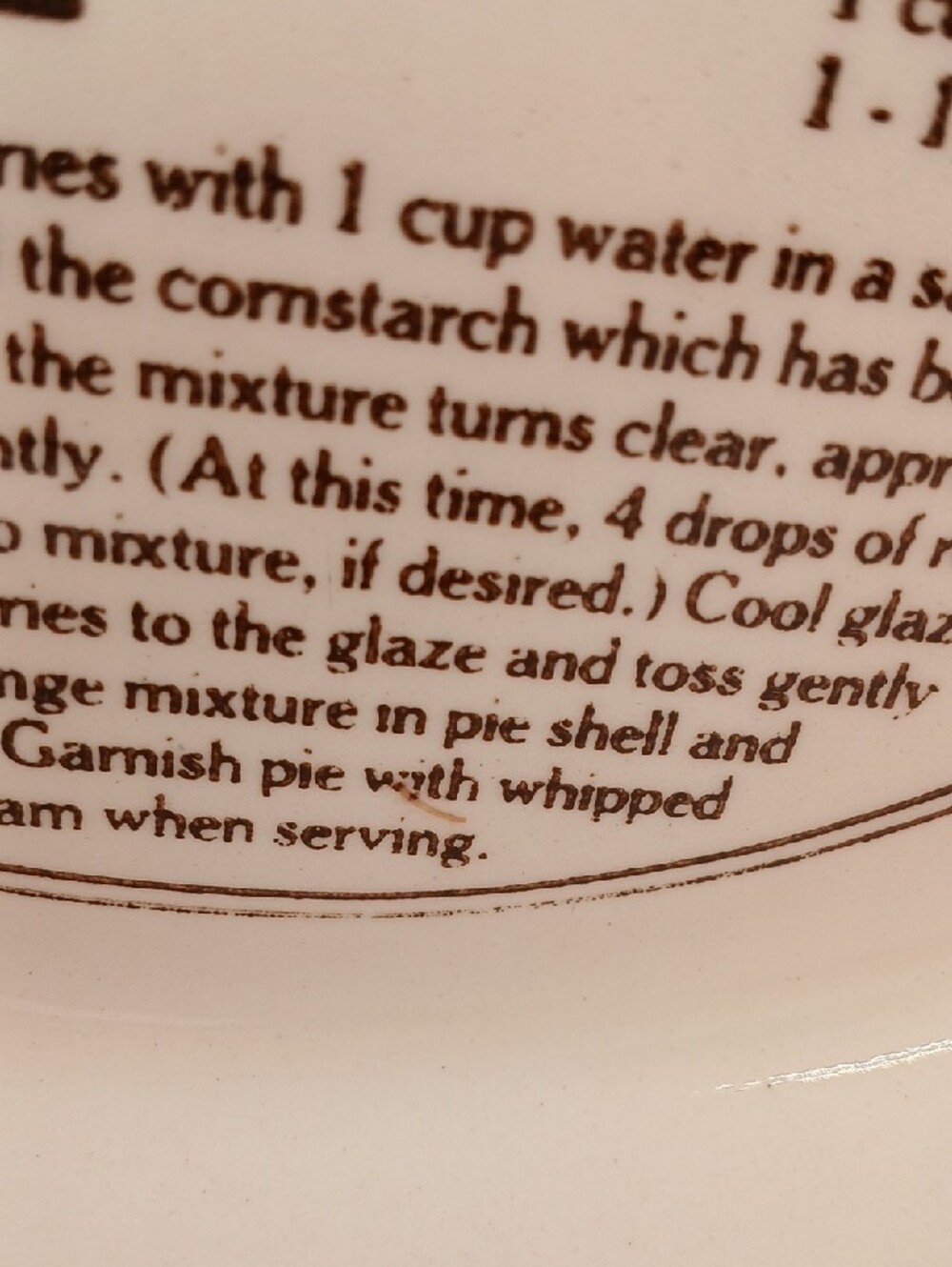 Vintage Strawberry Pie Plate w/ Recipe Royal China Co. - Picture 2 of 16
